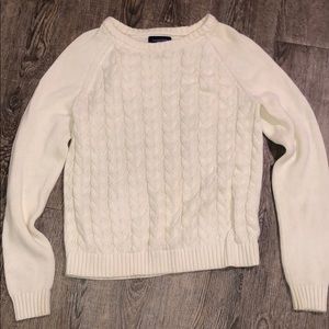 Cable knit sweater
